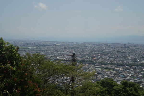 View of Fuji City from Cafe