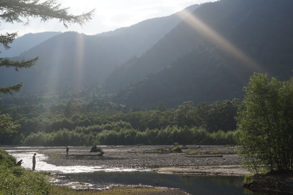 Downstream Azusa River