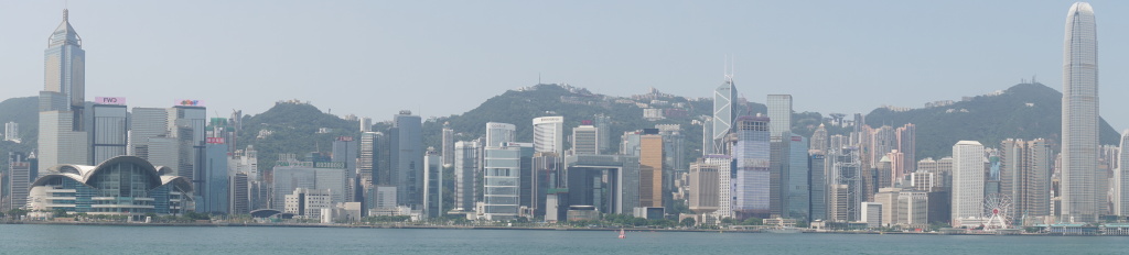 Hong Kong Day Skyline Panorama