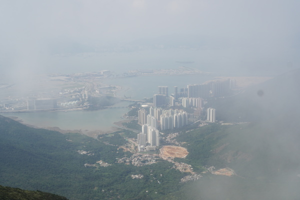 View of Tung Chung from Lantau Peak